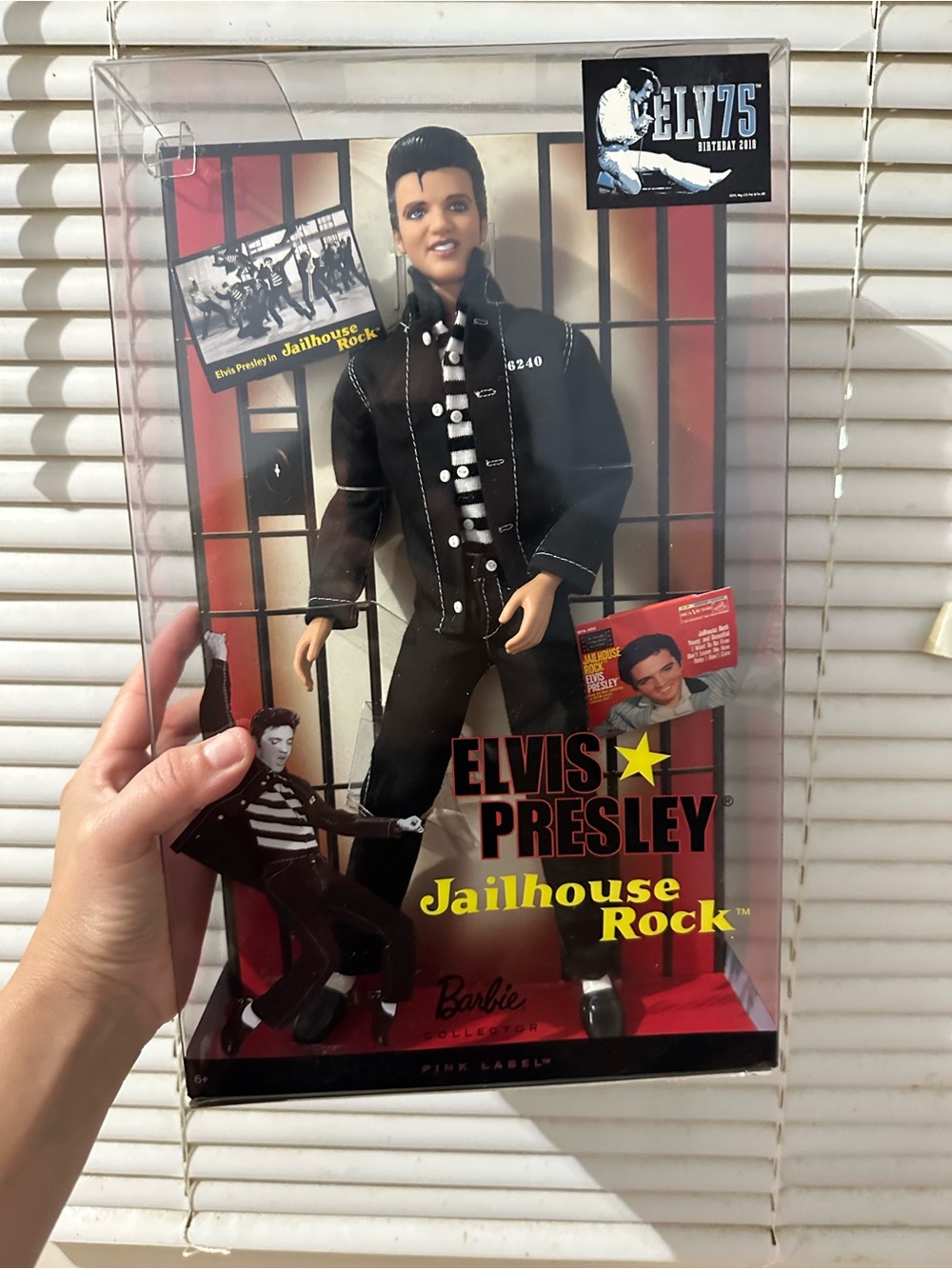 Barbie Elvis Presley Jailhouse Rock Men’s Slim Jeans in Black